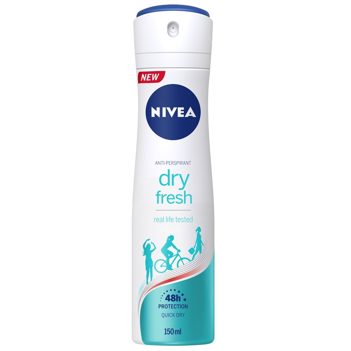 اسپری دئودورانت زنانه Dry Fresh نیوا 150 میل اسپری دئودورانت زنانه Dry Fresh نیوا 150 میل