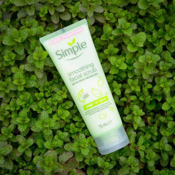 اسکراب روشن کننده برنج سفید سیمپل مدل smoothing facial scrub اسکراب روشن کننده برنج سفید سیمپل مدل smoothing facial scrub - Image 2