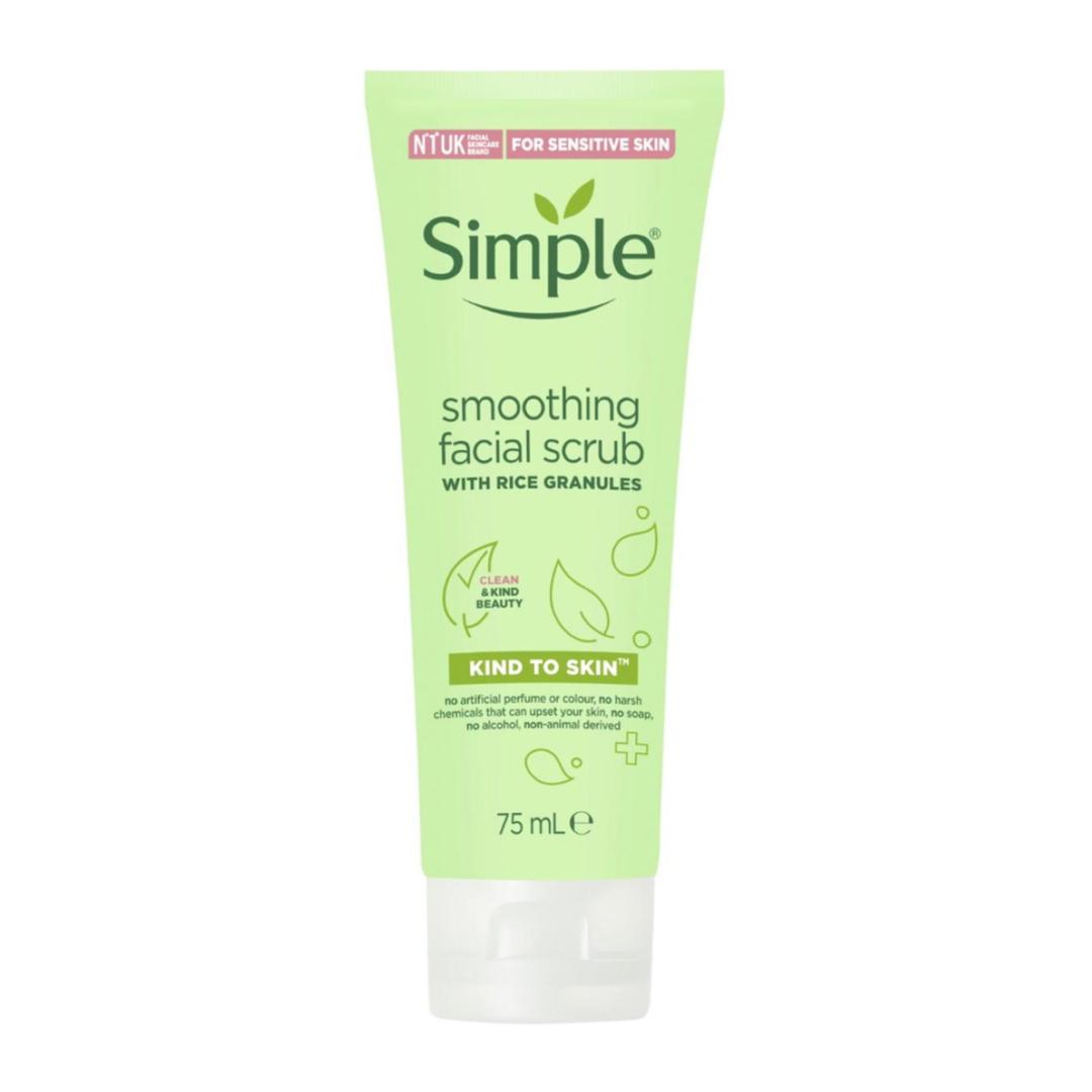 اسکراب روشن کننده برنج سفید سیمپل مدل smoothing facial scrub اسکراب روشن کننده برنج سفید سیمپل مدل smoothing facial scrub - Image 4