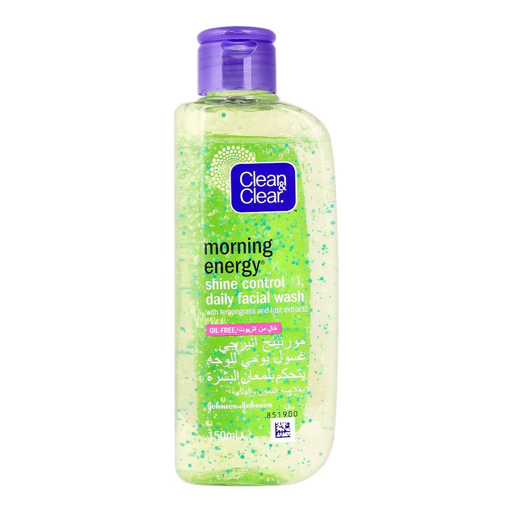 ژل شستشوی صورت کلین اند کلیر سری Morning energy مدل Shine control ژل شستشوی صورت کلین اند کلیر سری Morning energy مدل Shine control