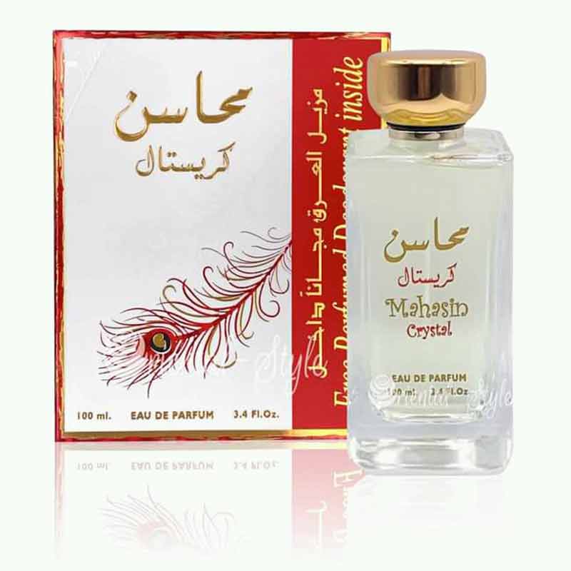 ادکلن محاسن کریستال لطافه Mahasin Crystal Latafa ادکلن محاسن کریستال لطافه Mahasin Crystal Latafa