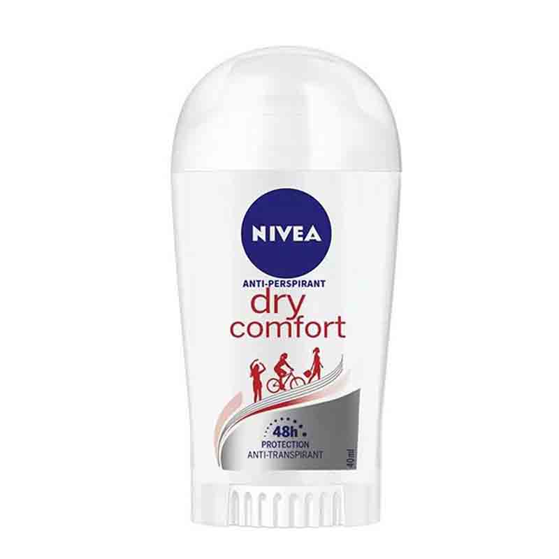 استیك ضد تعریق زنانه مدل Dry Comfort نیوا ۴۰میلی ا nivea dry comfort plus women stick استیك ضد تعریق زنانه مدل Dry Comfort نیوا ۴۰میلی ا nivea dry comfort plus women stick