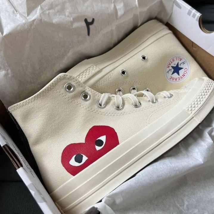 کتونی کانورس آل استار ساقدار مدل پلی زنانه کتونی کانورس آل استار ساقدار مدل پلی زنانه