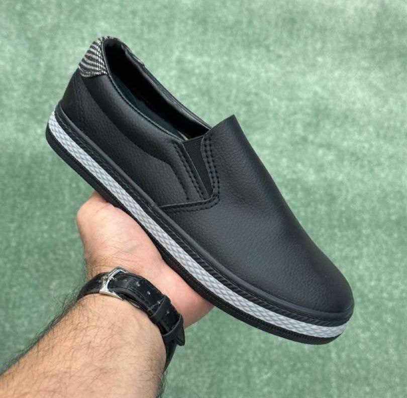 کفش ونس مشکی بدون بند آرکبیرد F58 کفش ونس مشکی بدون بند آرکبیرد F58