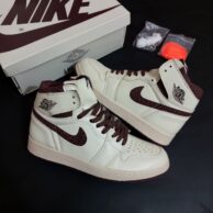 کتونی نایک جردن وان رترو کرم قهوه ای مردانه