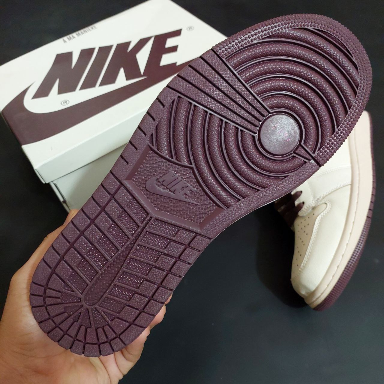 کتونی نایک جردن وان رترو کرم قهوه ای مردانه کتونی نایک جردن وان رترو کرم قهوه ای مردانه