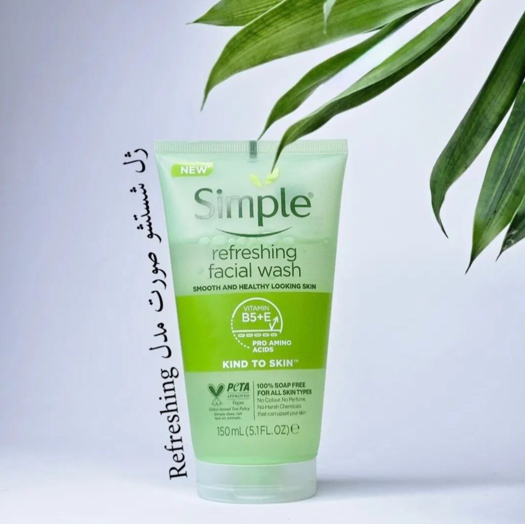 ژل شستشو صورت سیمپل مدل Refreshing ژل شستشو صورت سیمپل مدل Refreshing