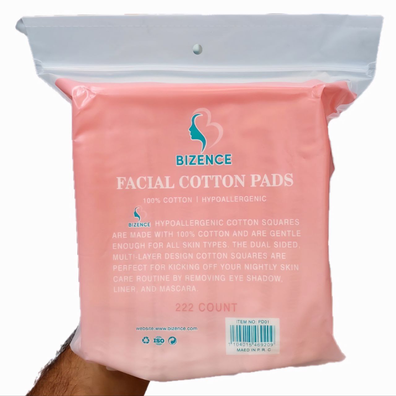 پد آرایشی سه لایه صددرصد کتان 222 عددی بیزینس پد ارایشی سه لایه صددرصد کتان 222 عددی بیزینس