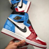 کفش اسپرت نایک ایر جردن وان ساقدار آبی قرمز مردانه