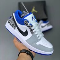 کتونی نایک ایر جردن وان بدون ساق ترو طوسی آبی مردانه