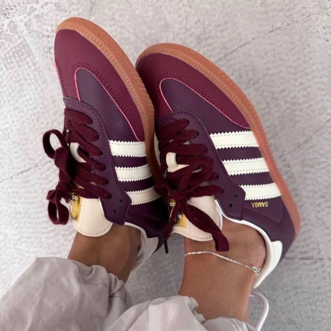 کتونی سامبا اوگ مارون چری رد زنانه کتونی سامبا اوگ مارون چری رد زنانه