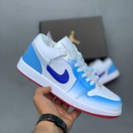 کفش اسپرت نایک ایر جردن وان سفید آبی مردانه