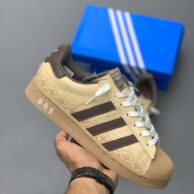 کفش اسپرت آدیداس سوپر استار مردانه قهوه ای