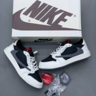 کتونی نایک ایر جردن وان تراویس اسکات زنانه مشکی سفید