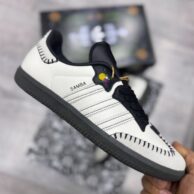 کتونی آدیداس سامبا سفید مشکی مردانه