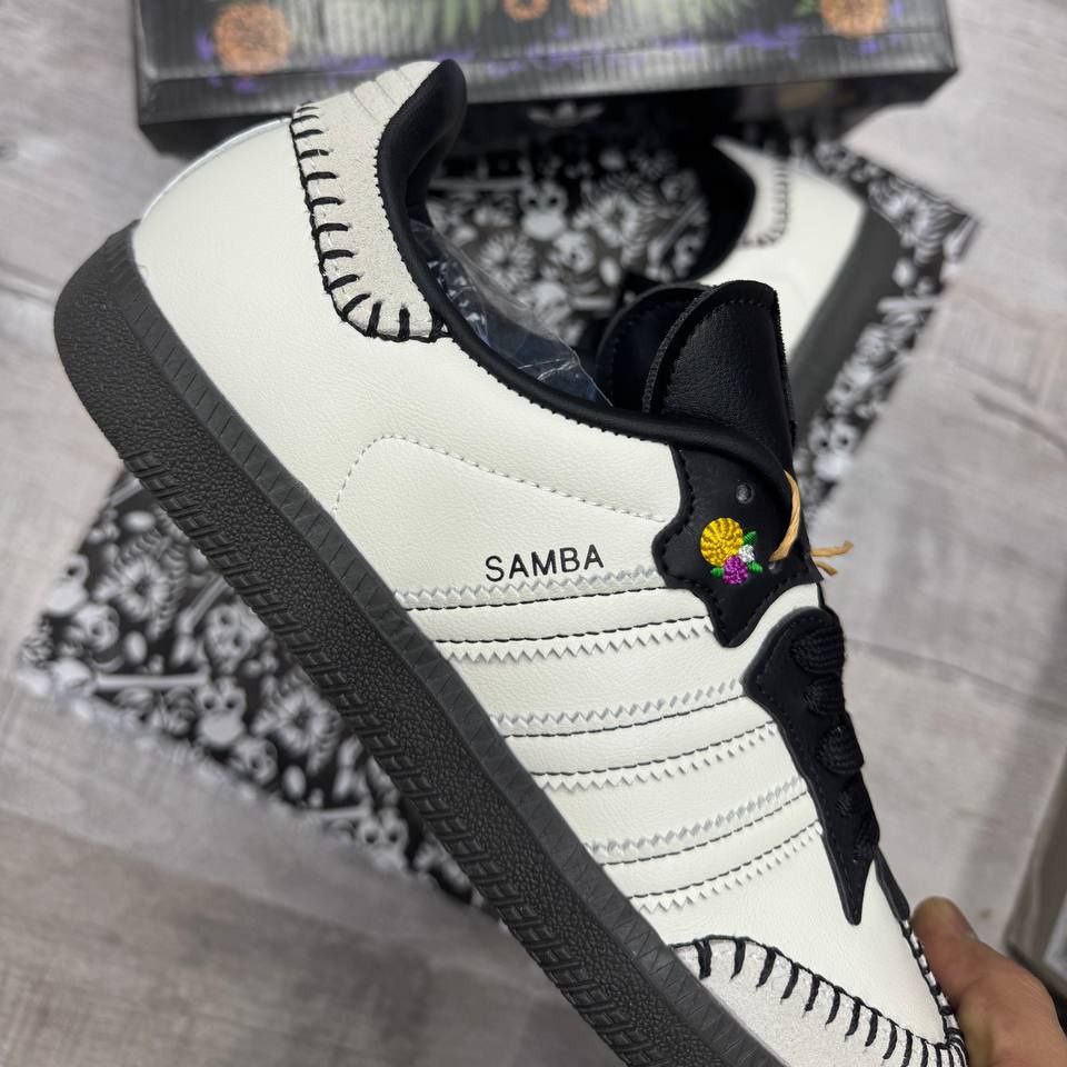 کتونی آدیداس سامبا سفید مشکی زنانه کتونی آدیداس سامبا سفید مشکی زنانه