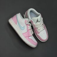 کتونی نایک جردن زنانه صورتی سفید