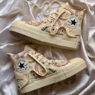 کتونی آل استار کانورس 1970 کرم سنتی مستر زنانه