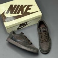 کفش اسپرت نایک جردن تراویس اسکات قهوه ای مردانه