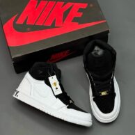 کفش اسپرت نایک جردن وان ساقدار سفید مشکی مردانه