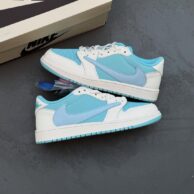 کتونی نایک ایر جردن وان تراویس اسکات فرگمنت آبی زنانه