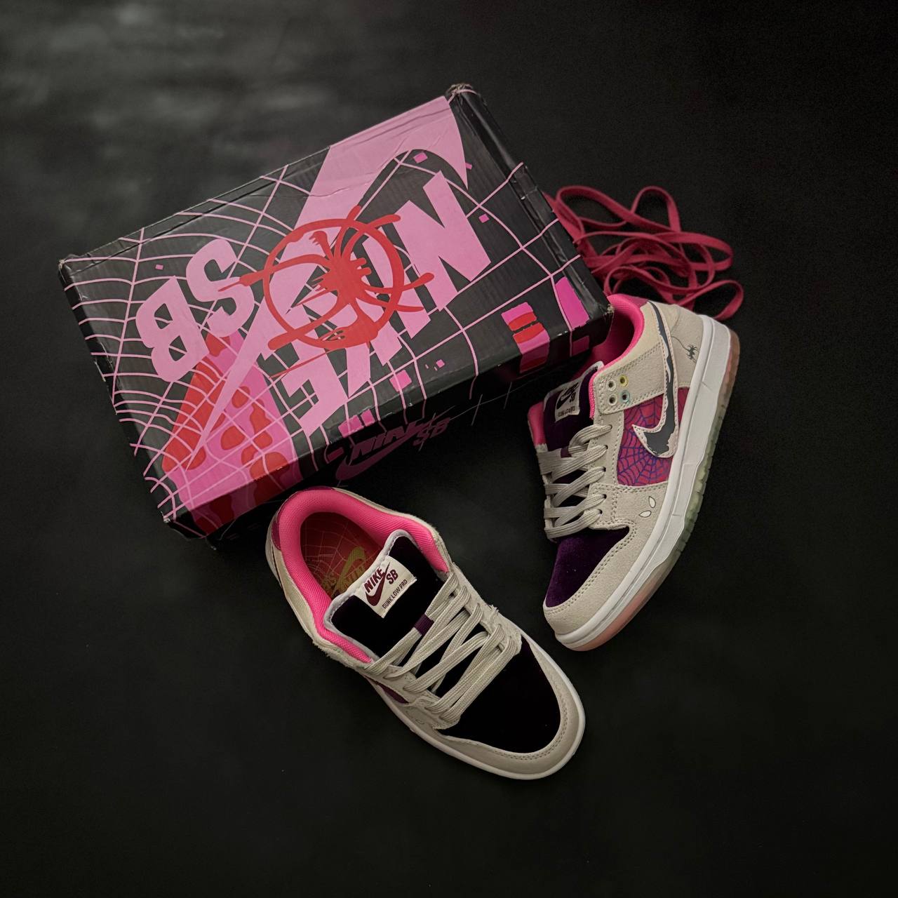 کتونی نایک زنانه مدل اس بی دانک لو اسپایدر من کتونی نایک زنانه مدل اس بی دانک لو اسپایدر من