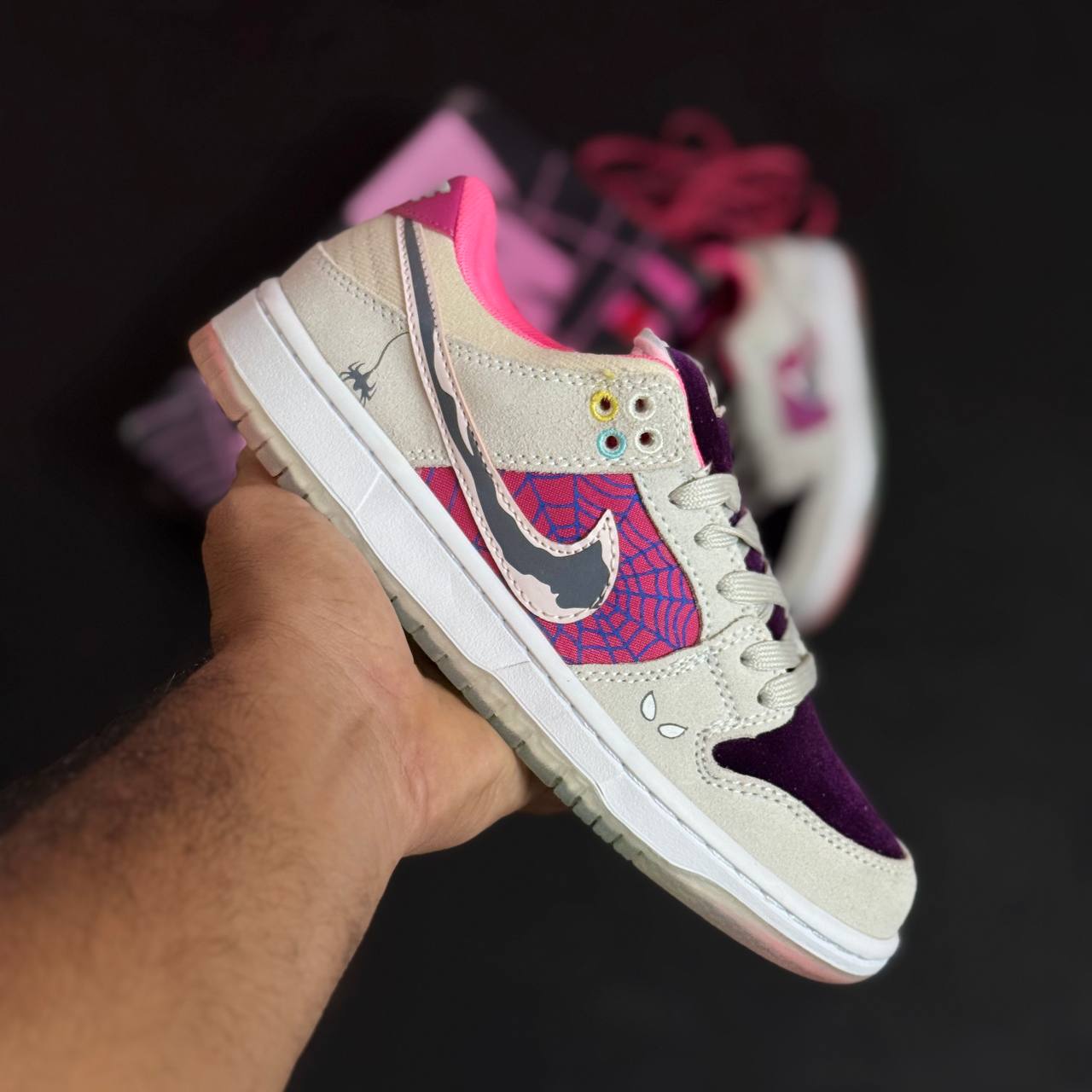 کتونی نایک زنانه مدل اس بی دانک لو اسپایدر من کتونی نایک زنانه مدل اس بی دانک لو اسپایدر من