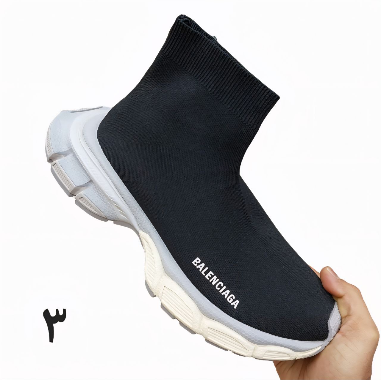 کفش بالنسیاگا مردانه مدل 3xl جورابی کفش بالنسیاگا مردانه مدل 3xl جورابی