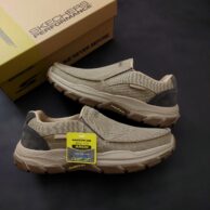 کفش اسکیچرز مردانه مدل بدون بند رویه برزنت