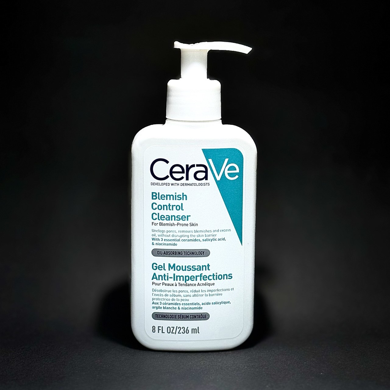 ژل شستشو ضد لک و ضد جوش سراوی Cerave بلمیش کنترل Blemish Control ژل شستشو ضد جوش و ضد لک سراوی