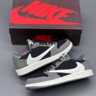 کفش نایک ایر جردن مردانه مدل تراویس اسکات طوسی مشکی