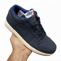 کفش نایک ایر جردن مردانه مدل سرمه ای