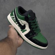 کفش نایک مردانه مدل ایر جردن 1 سبز استوسی