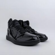 کفش نایک جردن وان مردانه مدل ساقدار تمام مشکی ورنی