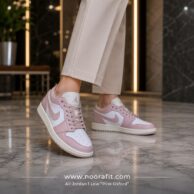 کتونی نایک ایر جردن وان لو زنانه سفید صورتی