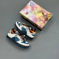 کفش نایک جردن مردانه مدل اس بی دانک لو رنگ سرمه ای کرم